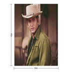 VINTAGE Joe Bonanza Plush Throw Blanket