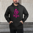 70th Birthday T-shirt Seventy And Fabulous for Women Kangaroo Pocket Hoodie
