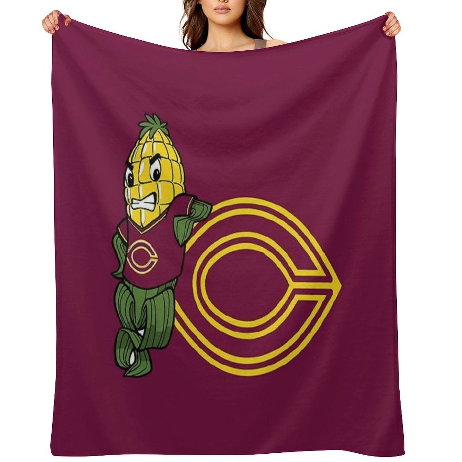 The Concordia-Mhead Cobbers Lightweight Throw Blanket