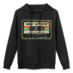 Retro Best of 1970 Mixtape Vintage 54th Birthday Cassette Pilling-Resistant Hoodie
