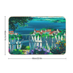 Under The Fence to The Witch's House We Go  Odorless Bath Mat