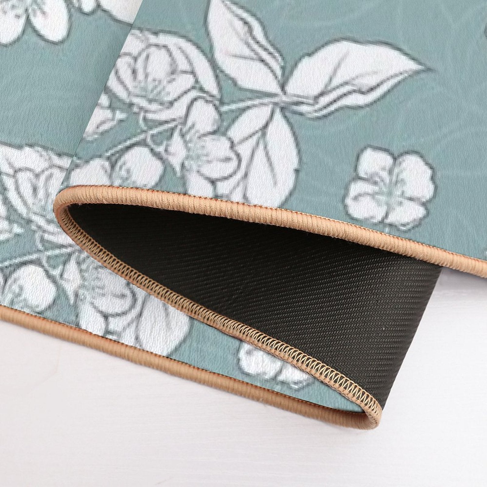 Blur Flower Pattern  Multi-Purpose Bath Mat