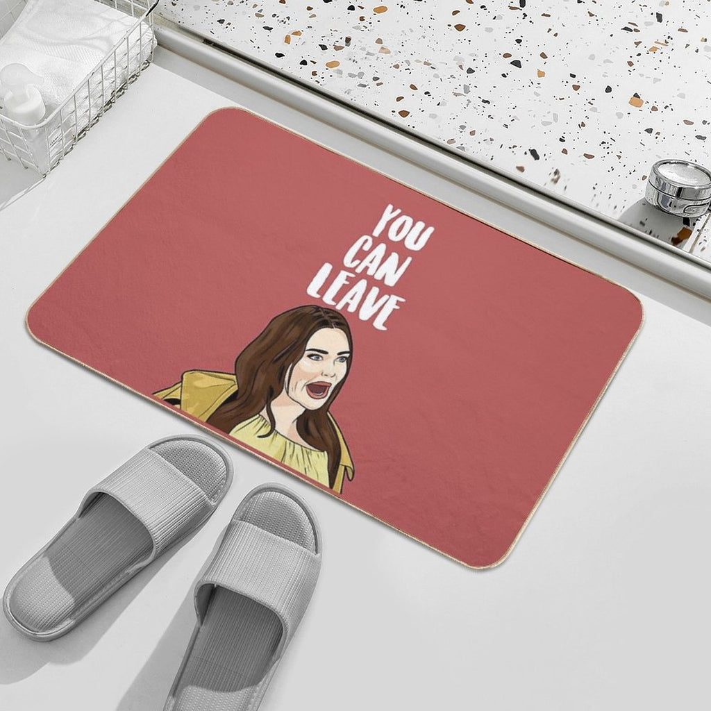 YOU CAN LEAVE - Meredith Marks - The Real Housewives of Salt Lake City,  Pet-Safe Bath Mat