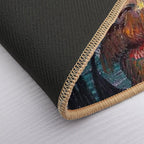 Van Goh Starry Night Sunflowers  Long-Lasting Bath Mat