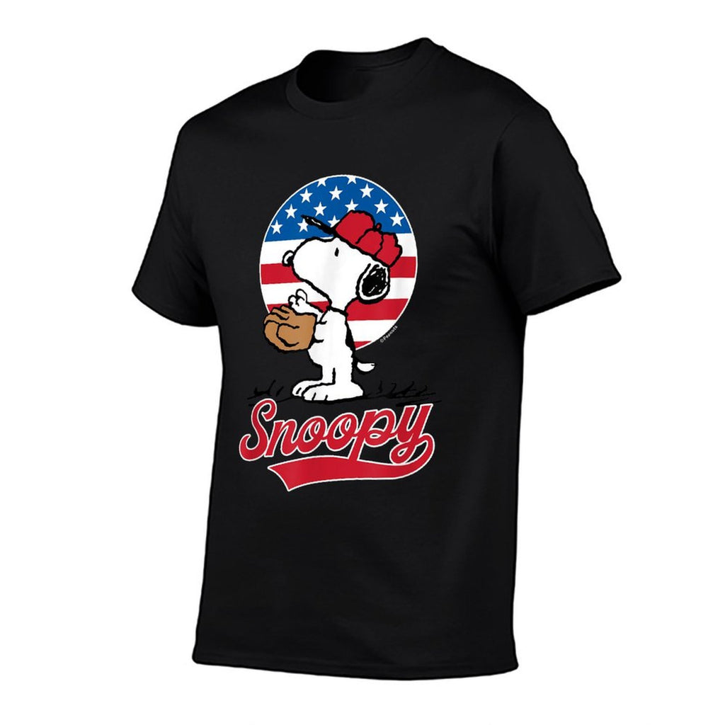 Peanuts - Snoopy Americana Baseball  Soft T-Shirt