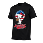Peanuts - Snoopy Americana Baseball  Soft T-Shirt