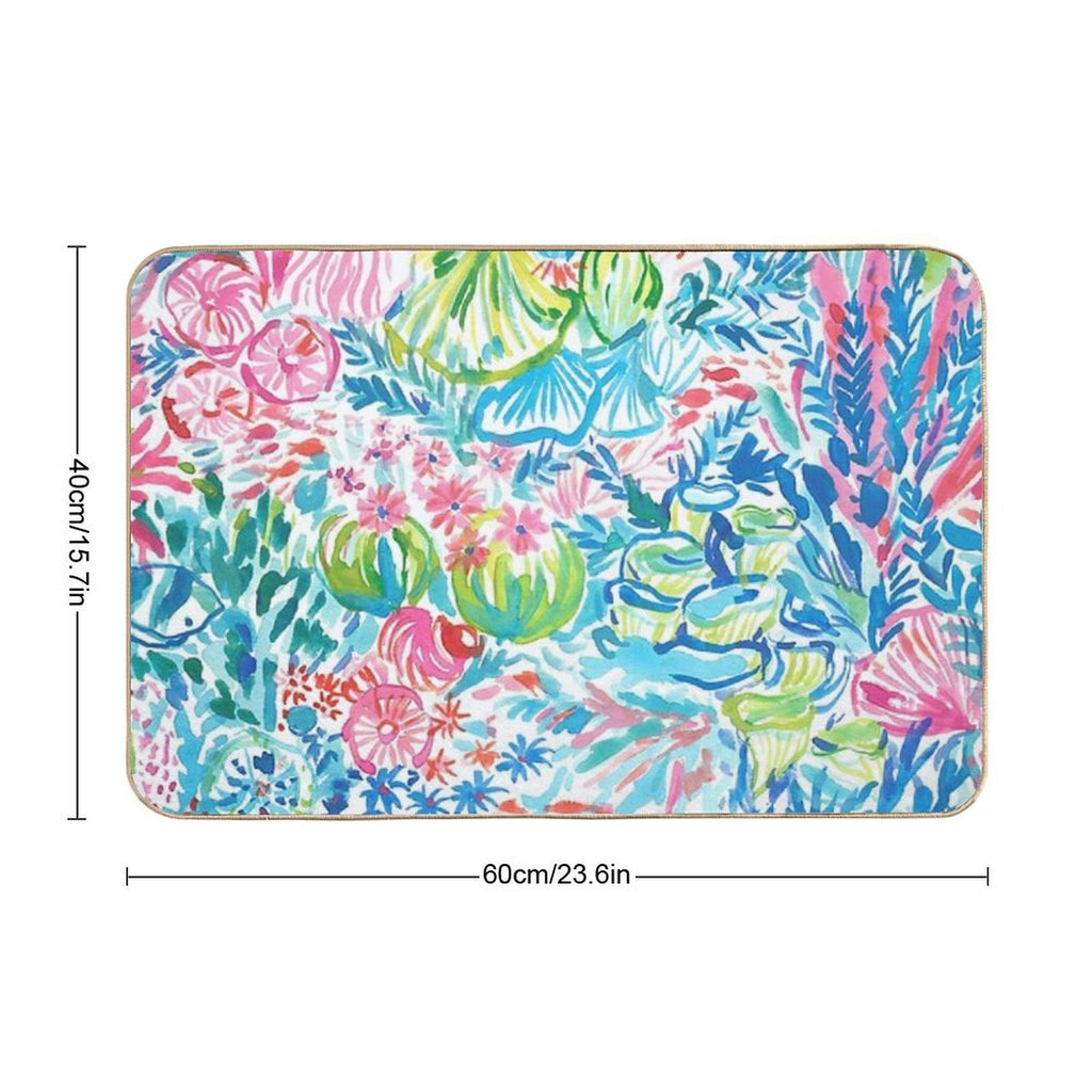 Fished My Wish  Fade-Resistant Bath Mat