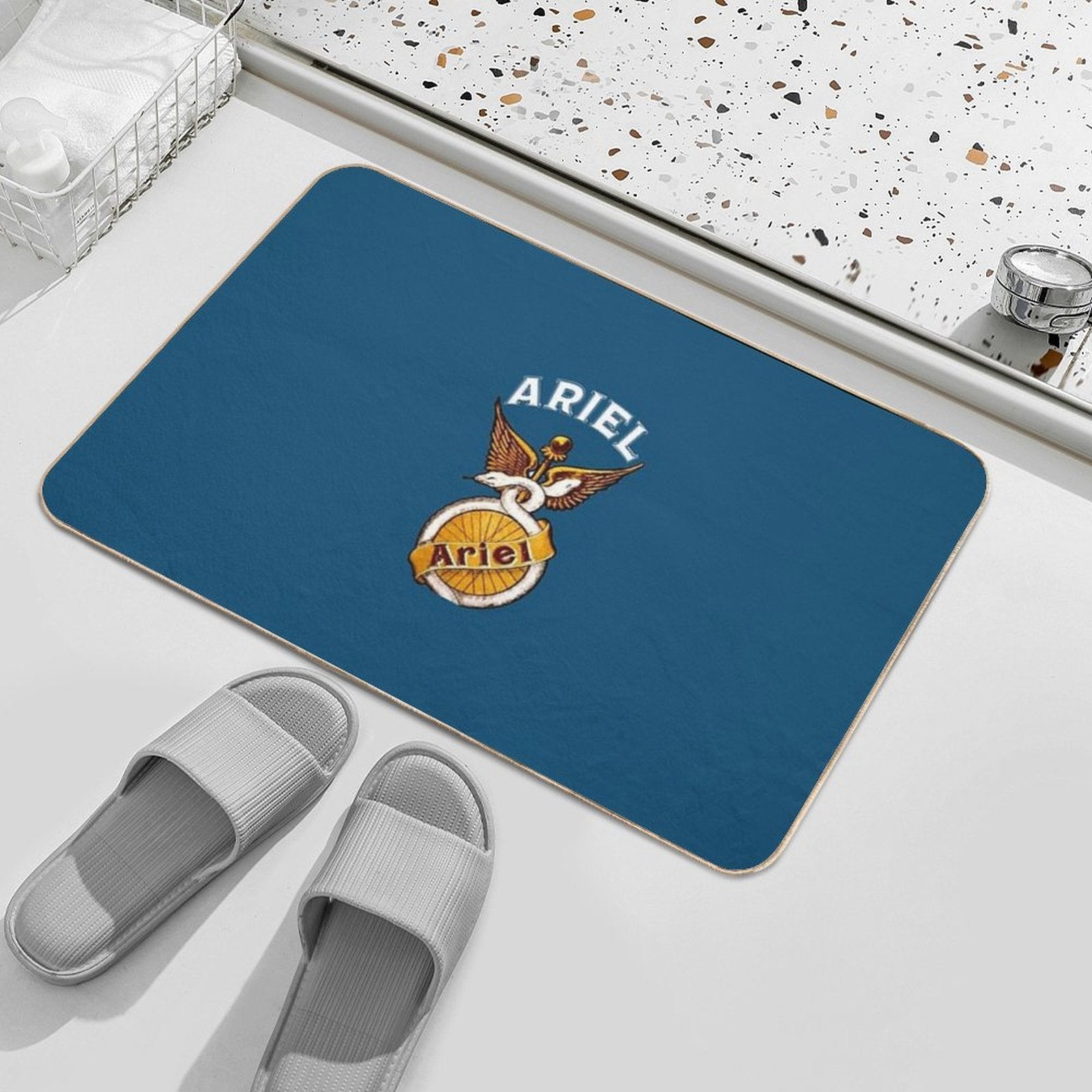 Ariel Motorcycles Logo 2  Anti-Trip Bath Mat