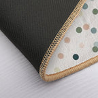 Colourful Polka Dots  Fade-Resistant Bath Mat