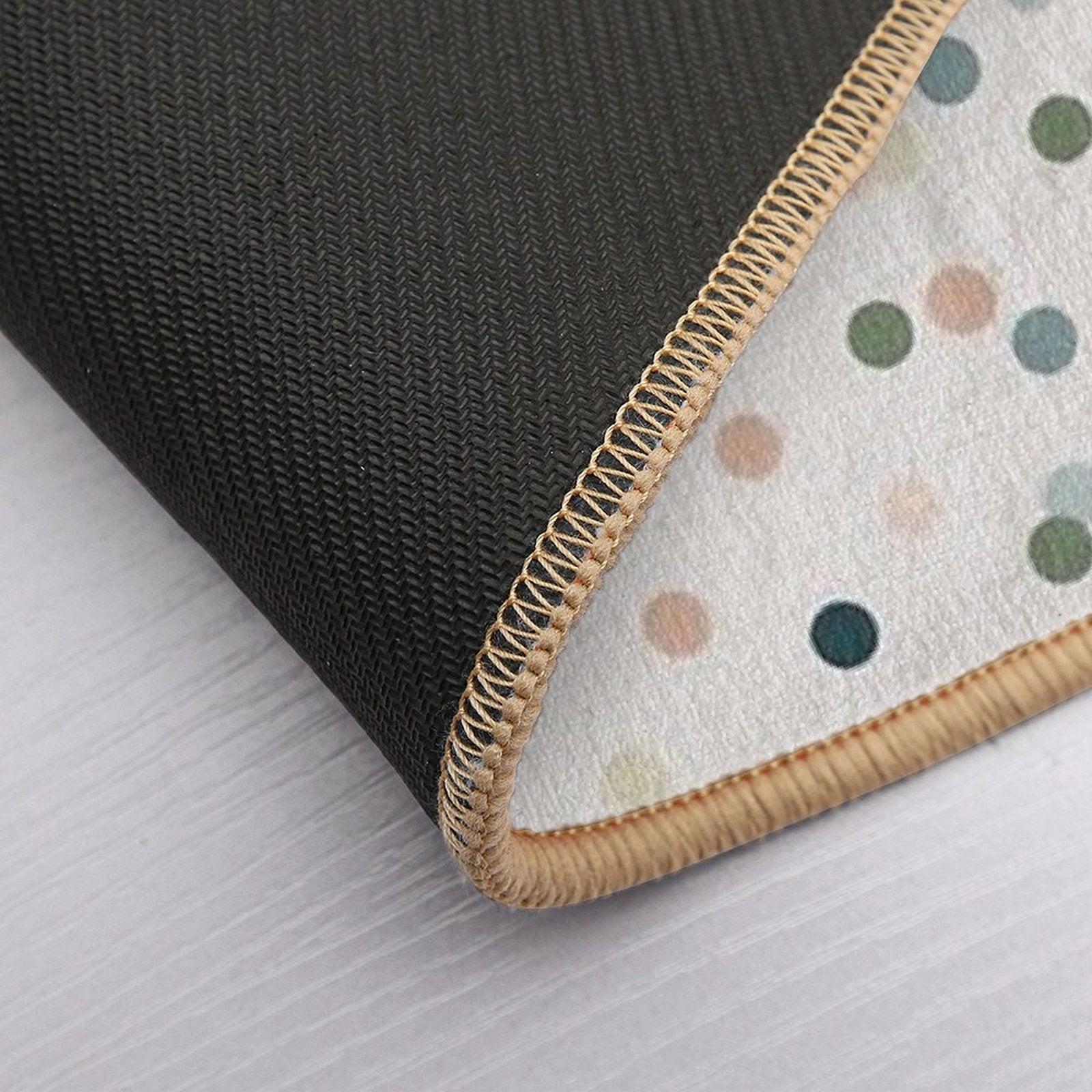 Colourful Polka Dots  Fade-Resistant Bath Mat