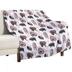 MOO DENG IS SO CUTIE Easy Care Throw Blanket