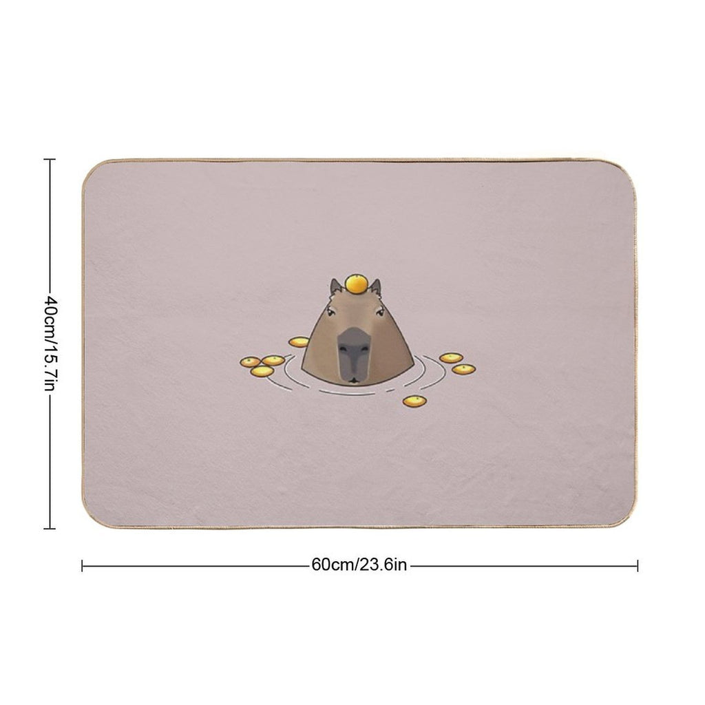 Capybara  Non-Slip Bath Mat