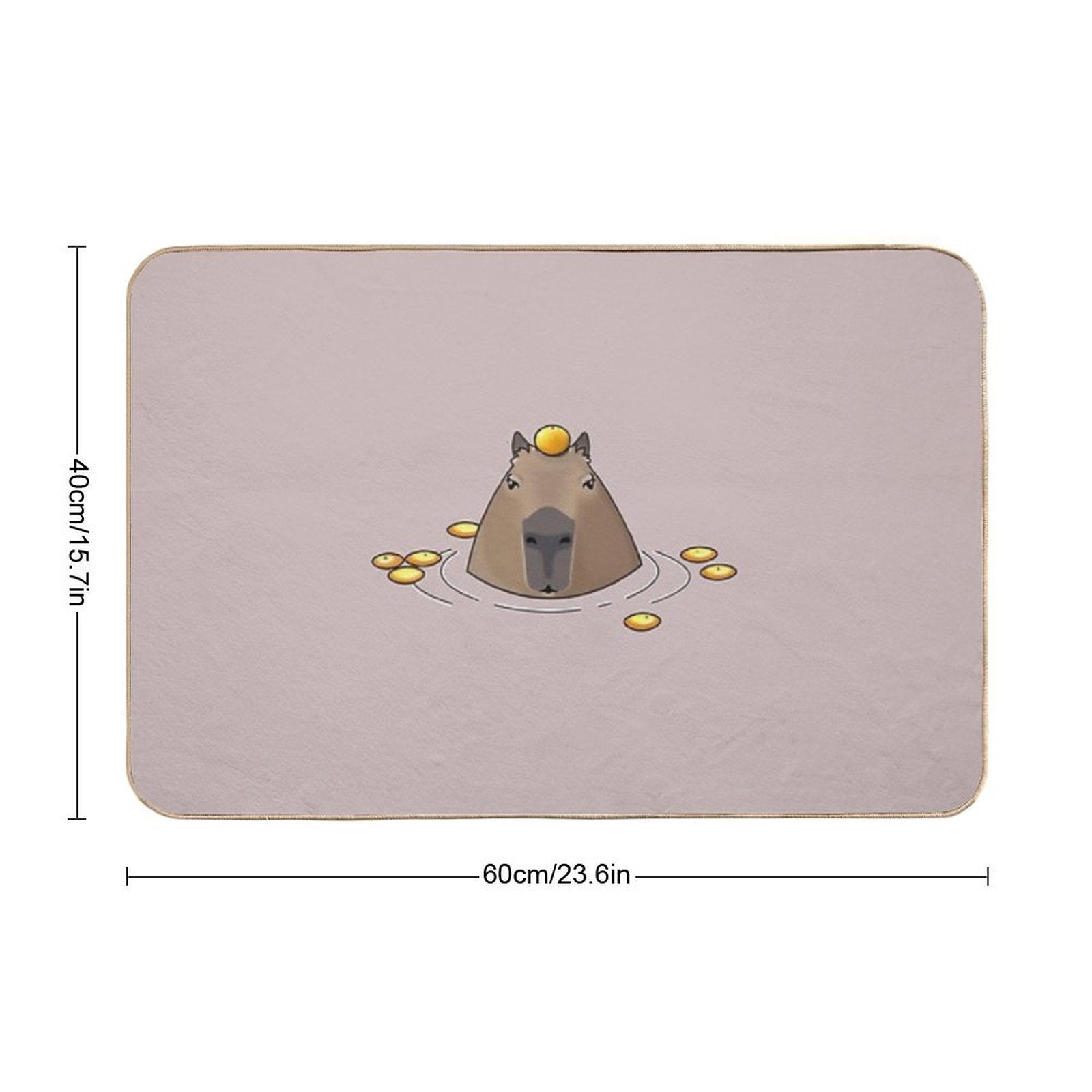 Capybara  Non-Slip Bath Mat