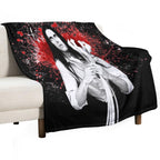 PETER STEELE BLOOD Machine-washable Throw Blanket