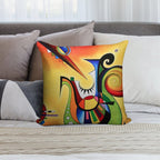 Homage to Kandinsky,  Sailing Soft Hidden Zipper Throw Pillow