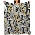 The Thin Man, Crime Thriller 30s, William Powell Myrna Loy Sustainable Throw Blanket