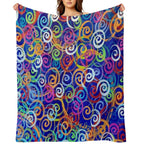 Swirl 5 Bayer Multi-functional Throw Blanket
