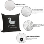 Just Have A Little Faith - Prison Break Soft Short Plush Fabric Throw Pillow