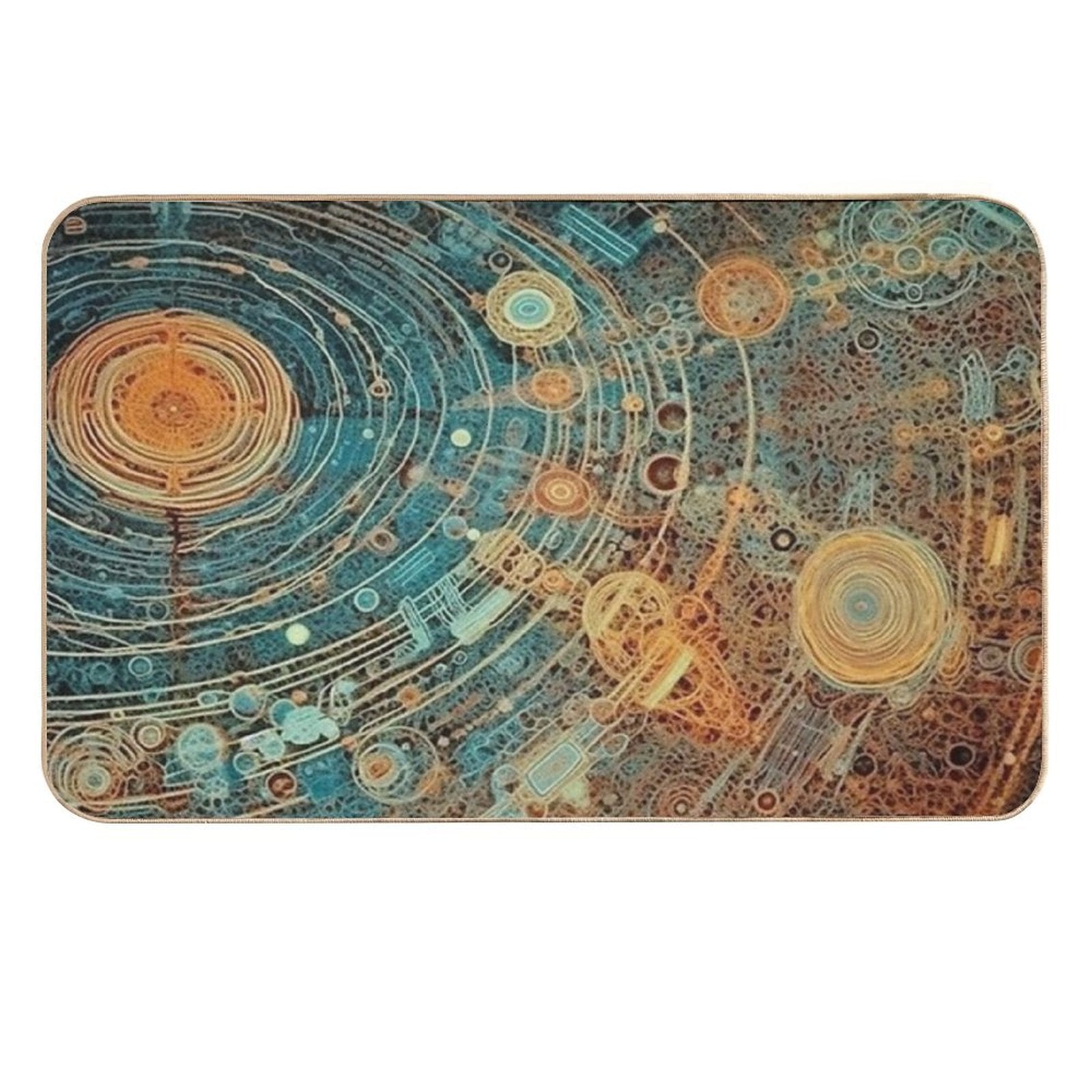 Solar Nervous System  Stain-Proof Bath Mat