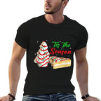 Funny Tis The Season Design Christmas Tree Cakes Debbie  Eco-friendly Material T-Shirt