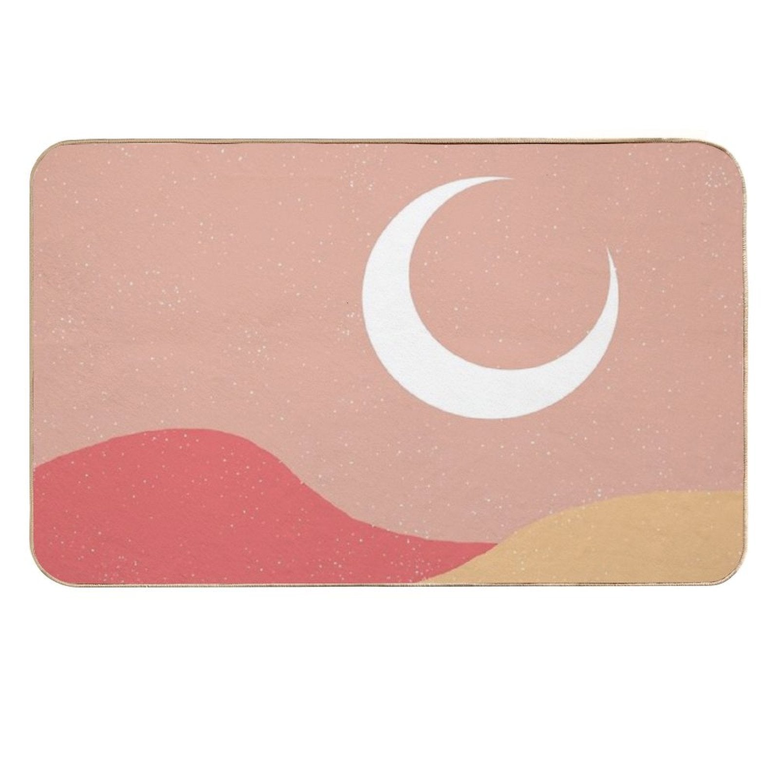 Sunset Crescent Evening  Toxin-Free Bath Mat
