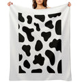 Cow Print Design Wrinkle-free Throw Blanket