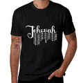 Jehovah Names of God 7 Names of God Christian Jewish Faith  Oversized Silhouette T-Shirt