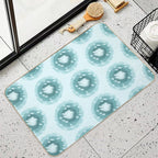 Watercolor Circles  Anti-Trip Bath Mat