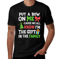 Funny Christmas Put A Bow On Me Christmas Kids Girls Boys  Cotton T-Shirt