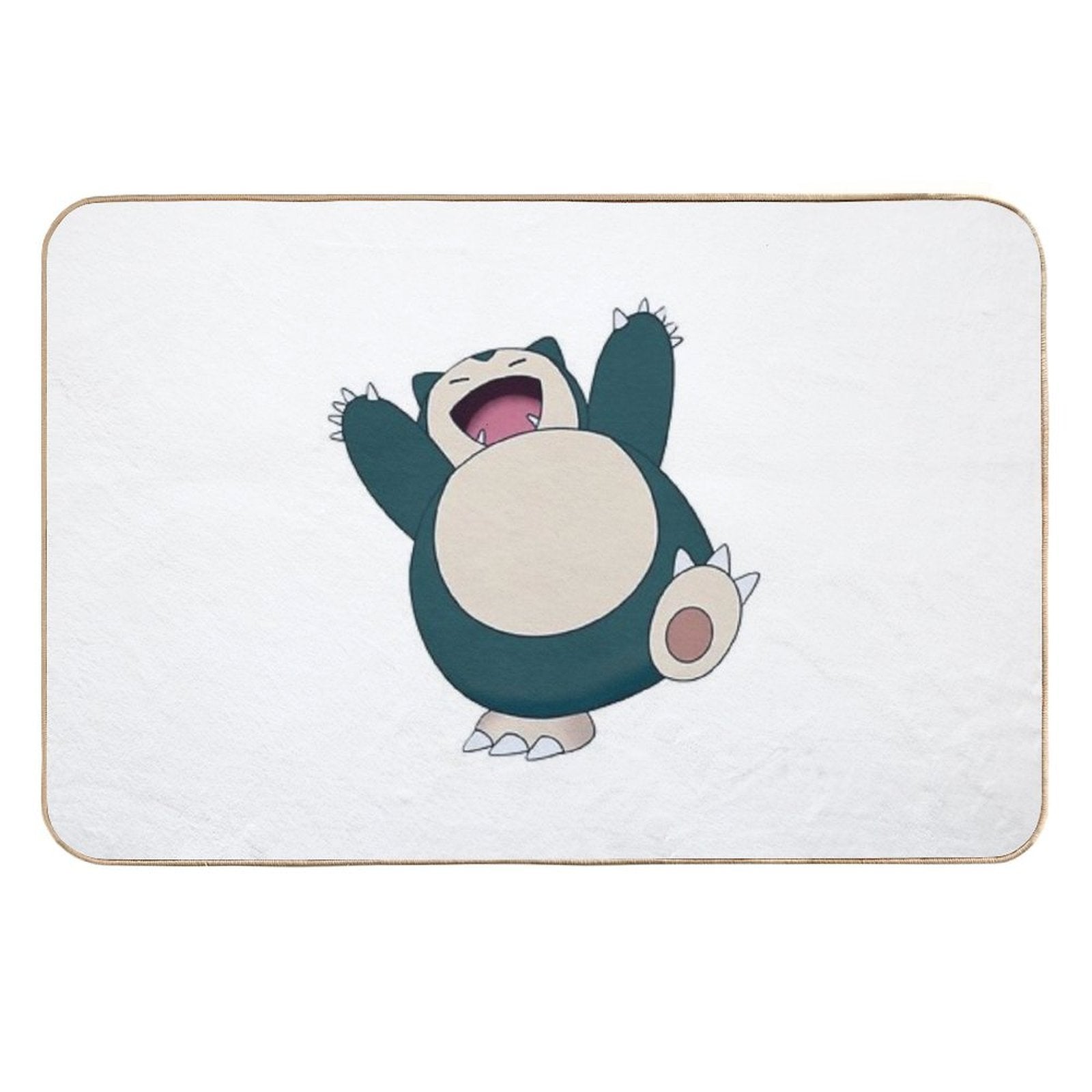 Funny Cute Snorlax Cartoon Anime Meme  Slip-Resistant Bath Mat