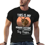 Caracal Cat Meme Human Costume Im Really Big Floppa  Durable T-Shirt