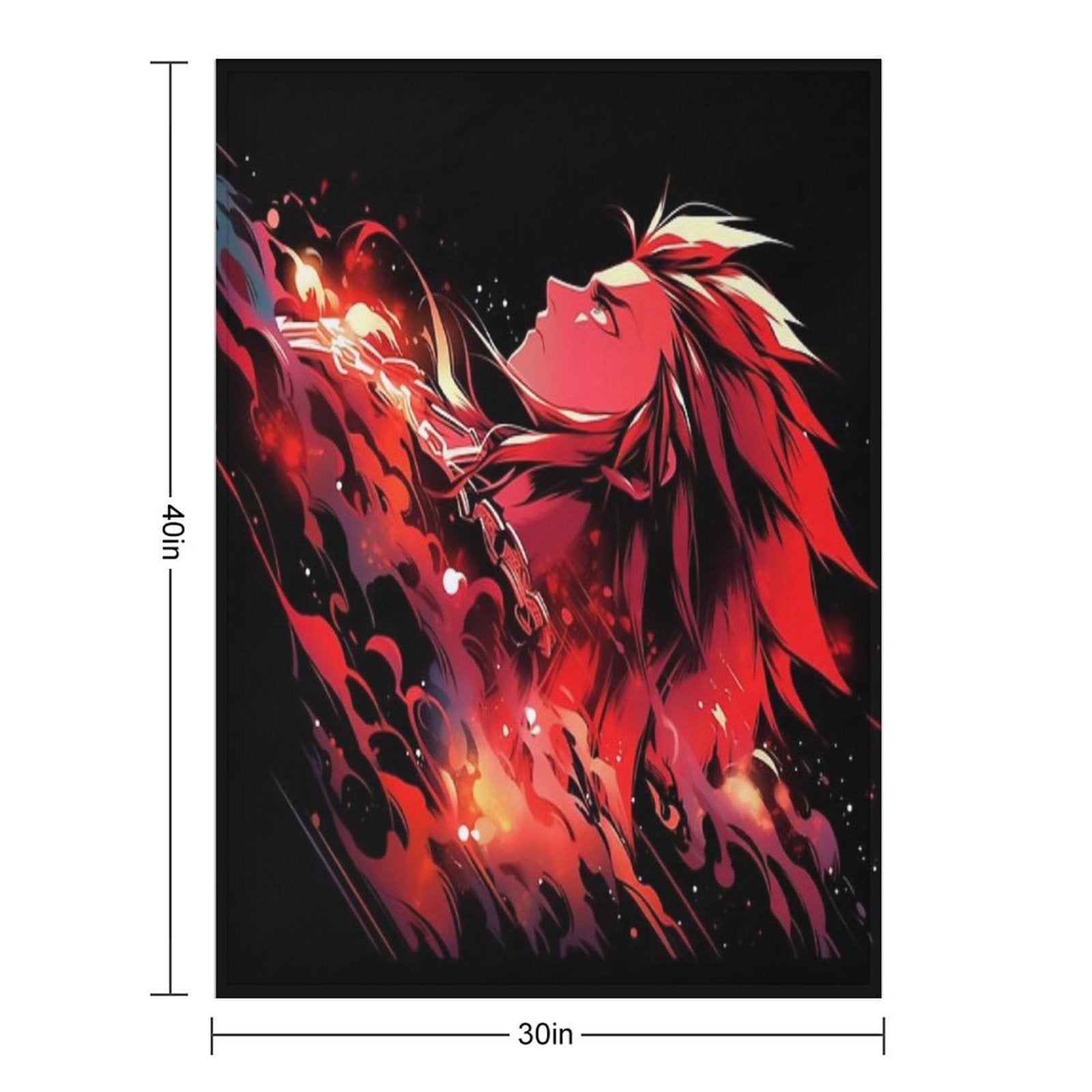 Axel Graffiti Machine-washable Throw Blanket