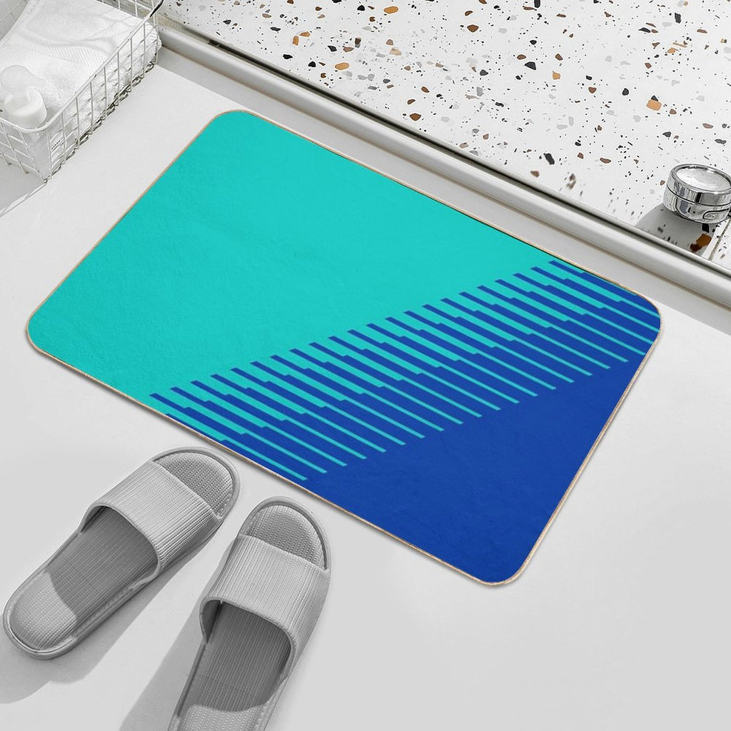 Falken Livery Stripes  Fade-Resistant Bath Mat