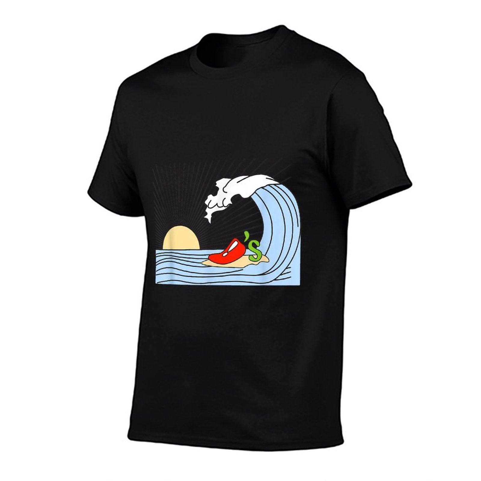 Surfing Wave Chilis Funny For Men Women  Quick-drying T-Shirt
