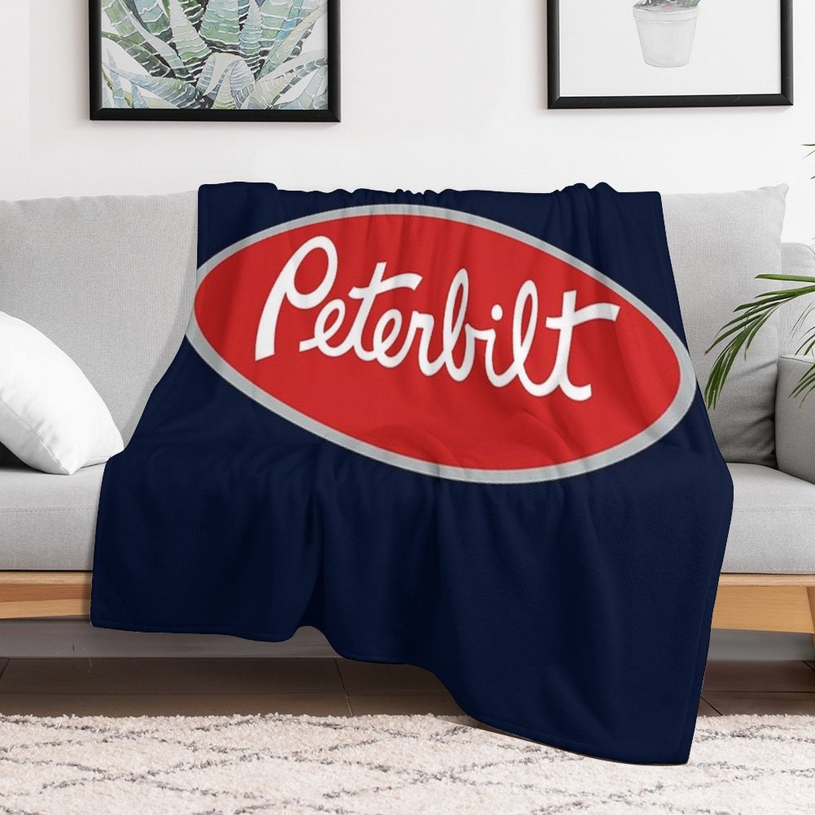 Peterbuilt Velvety-soft Throw Blanket