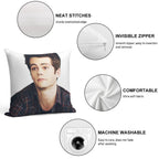 Dylan O'Brien Is A Puppy Soft Anti-Pilling Throw Pillow