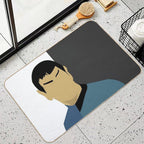 Spock Torn  Repositionable Bath Mat