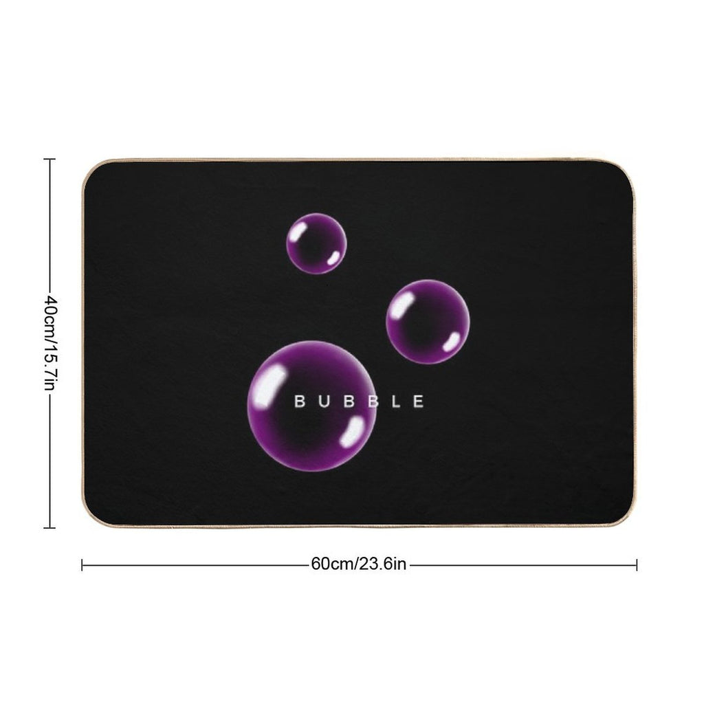 Tiny Bubbles Playful Summer Delight  Dirt-Trapping Bath Mat