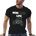 Minibike Mini Motorbike Funny Pocket Bike  Wrinkle-resistant T-Shirt