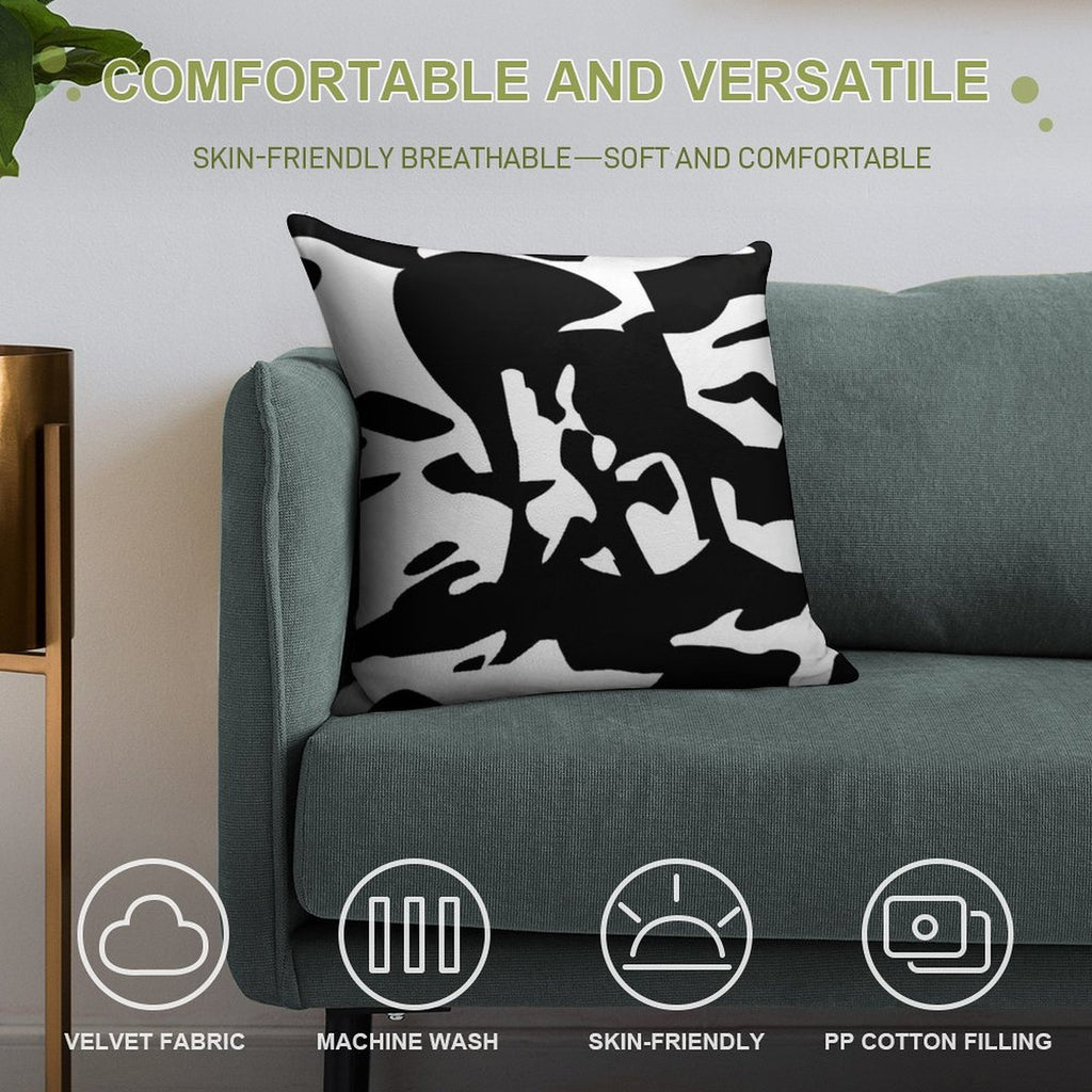 Funyarinpa Soft Washable Throw Pillow
