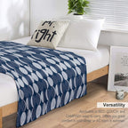 Moon Phases  Repeat Pattern Quick-dry Throw Blanket