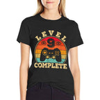 9th Wedding Anniversary - 9 Years Married - Level 9 Complete  Heathered Texture T-Shirt