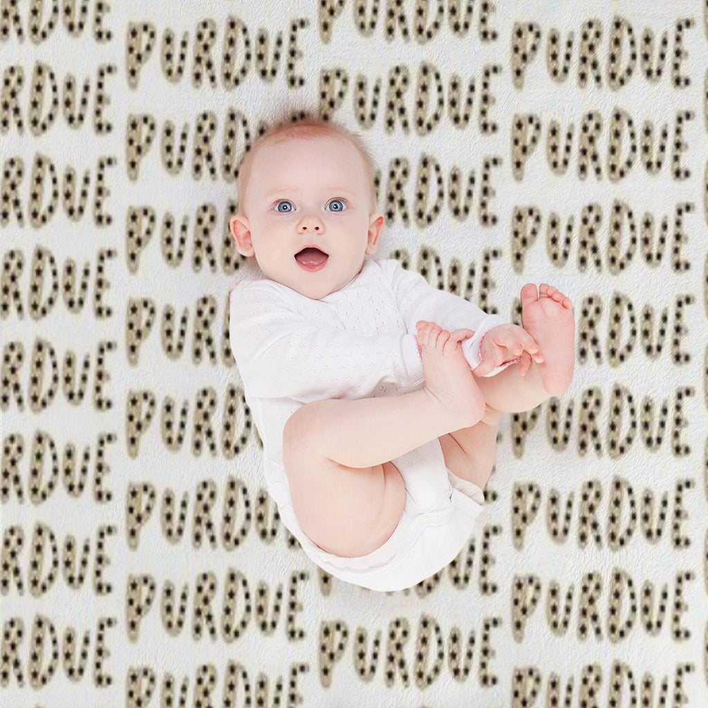 Purdue University Compact Throw Blanket