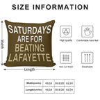 Lehigh Vs. Lafayette Soft Style Accent Throw Pillow