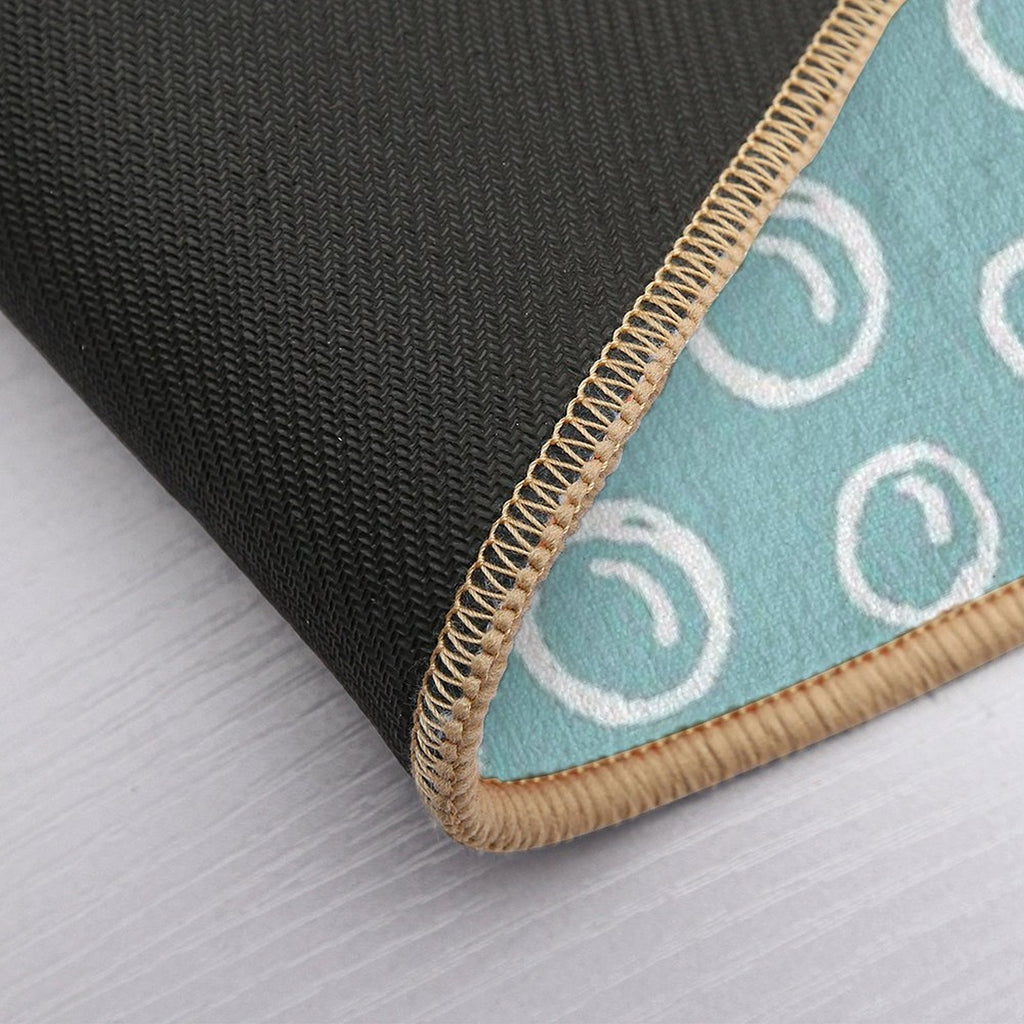 Nautical Anchors Beach Fish Vacation  Blue Bubbles  Pretty Face Masks Dust Masks  Non-Slip Bath Mat