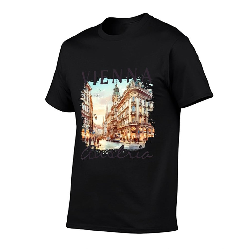 Vienna Austria Traveling Trip Souvenir Meet Me In Vienna  Versatile T-Shirt