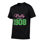 Pretty Since 1908 Sorority  Graphic-printed T-Shirt