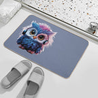 Cutie Owl #2  Absorbent Bath Mat