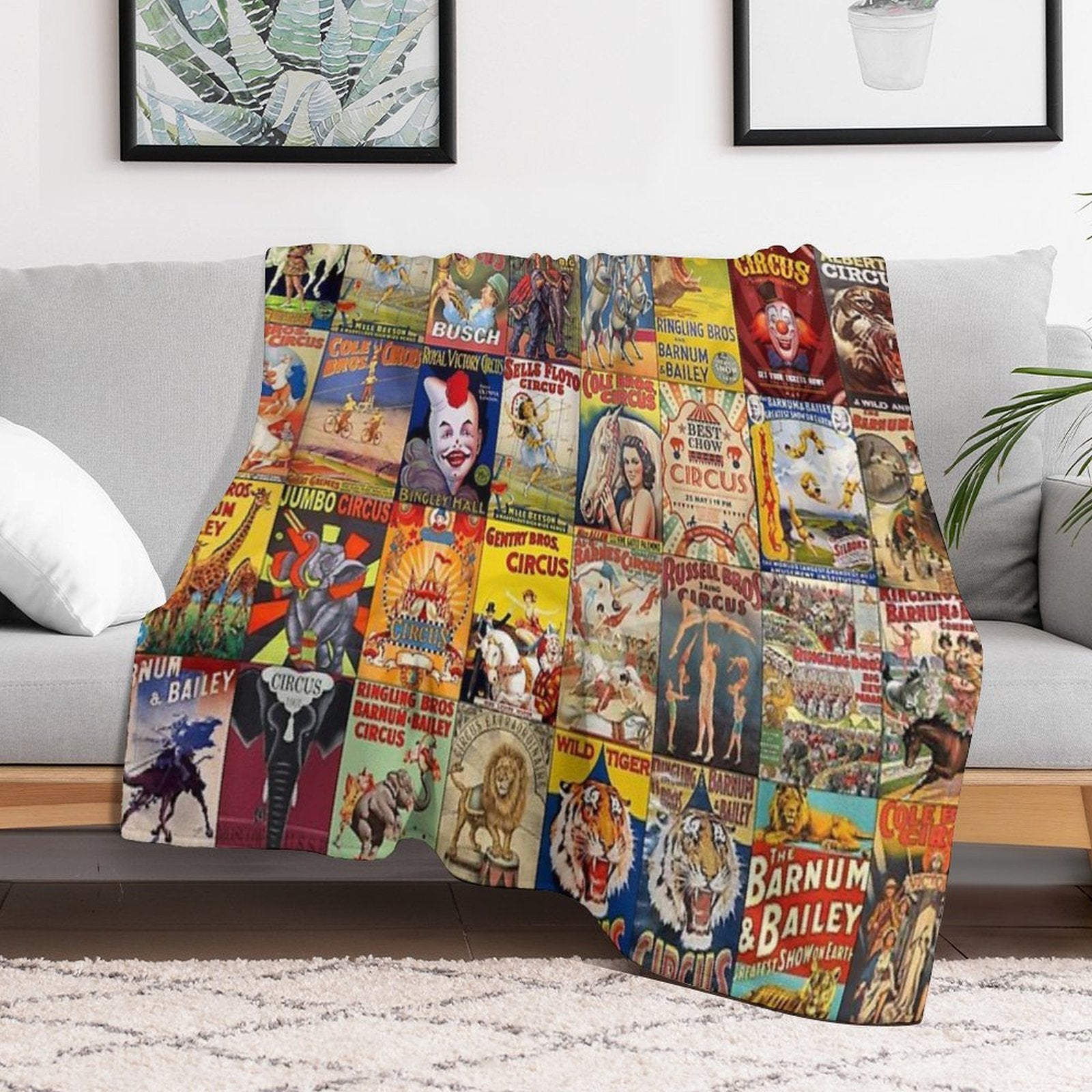 Circus Gift-ready Throw Blanket