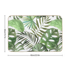Tropical Foliage  Easy Maintenance Bath Mat